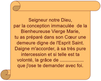 Bougie de Neuvaine Sacré Cœur de Marie