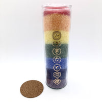 Bougie des 7 chakras aux huiles essentielles