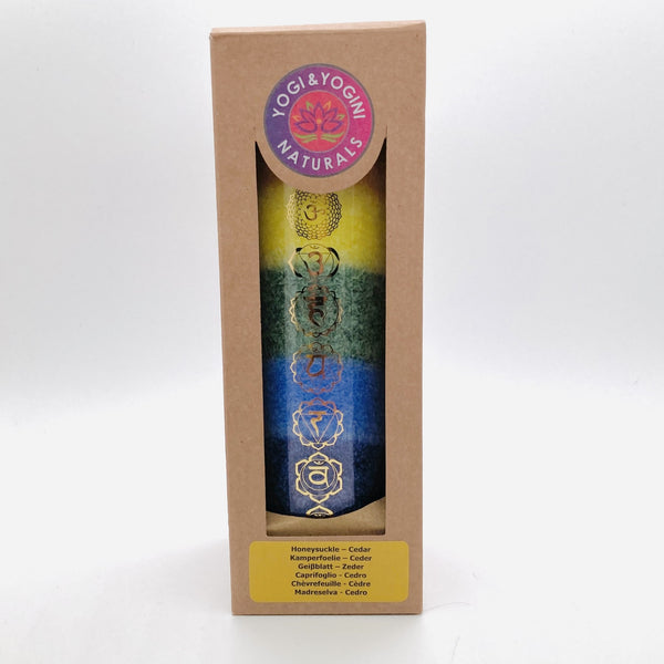 Bougie des 7 chakras aux huiles essentielles