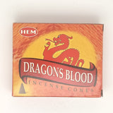 Encens HEM Cônes Sang de Dragon