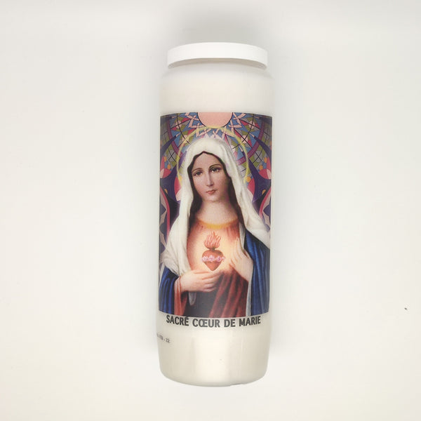 Bougie de Neuvaine Sacré Cœur de Marie