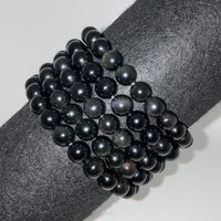 Bracelet Obsidienne Œil Céleste 6mm