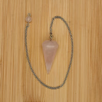 Pendule Conique Quartz Rose