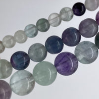 Perles Fluorite Multicouleur